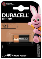 Duracell CR123A / DL123A Ultra Photo Lithium